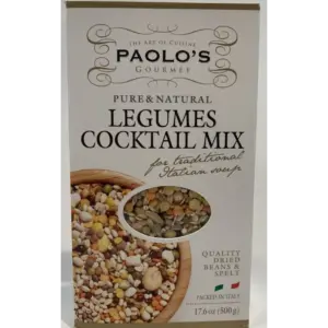 Paolo's Mixed Legumes Cocktail 500g - Healthy Snack & Salad Topper