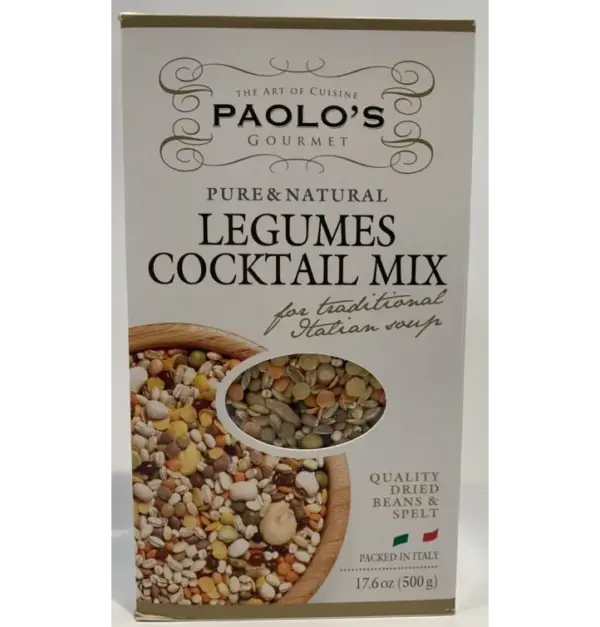Paolo's Mixed Legumes Cocktail 500g - Healthy Snack & Salad Topper