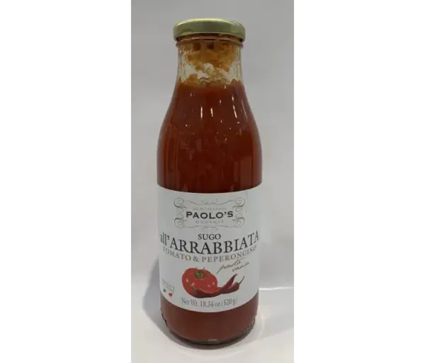Paolo's Spicy Arrabbiata Tomato Sauce 520g - Image 2