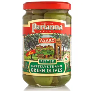 Partanna Pitted Castelvetrano Green Olives 260g