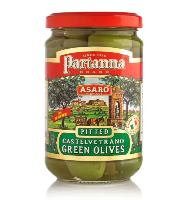 Partanna Pitted Castelvetrano Green Olives 260g