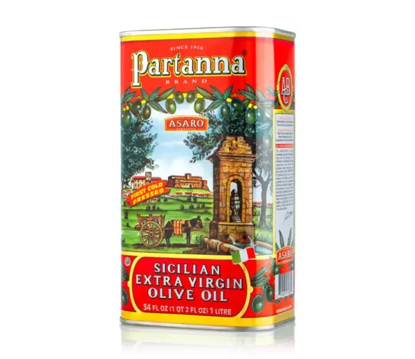 Partanna Sicilian Cold-Pressed Extra Virgin Olive Oil 1L