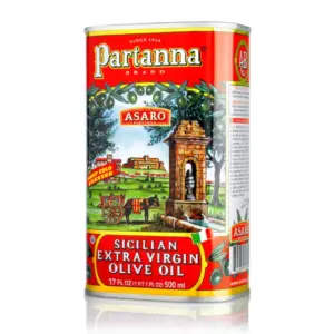 Partanna Sicilian Extra Virgin Olive Oil Cold-Pressed 500ml