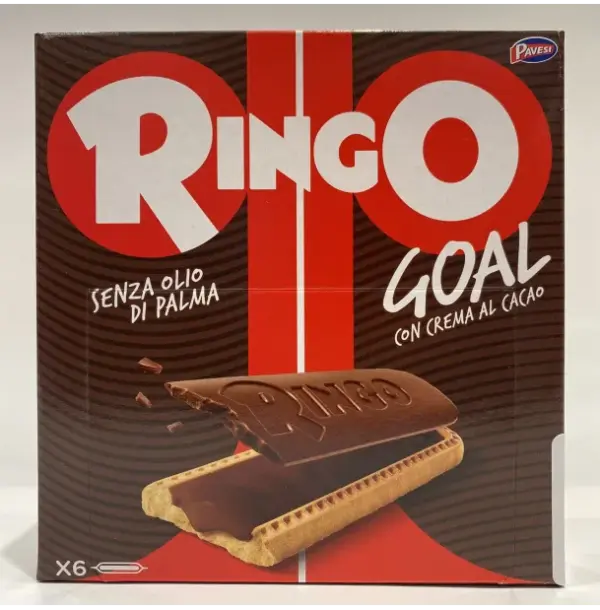 Pavesi Ringo Goal Con Creama Al Cacao Biscuits 168g