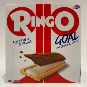Pavesi Ringo Goals w/ Milk Cream Filling Cookie Biscuit Snacks