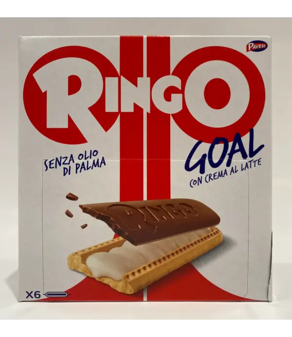 Pavesi Ringo Goals w/ Milk Cream Filling Cookie Biscuit Snacks