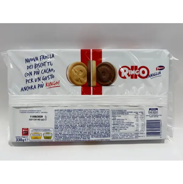 Pavesi Ringo Vanilla Family Pack Cookies 330g - Image 2
