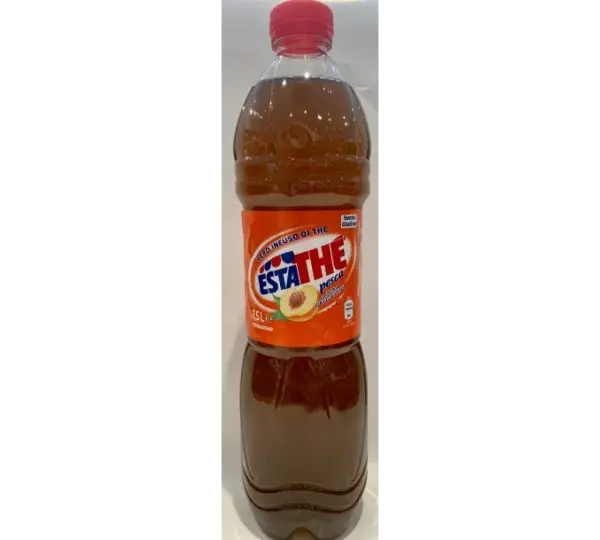 Peach Flavored Tea Drink 1.5L Bottle - Refreshing & Sweet