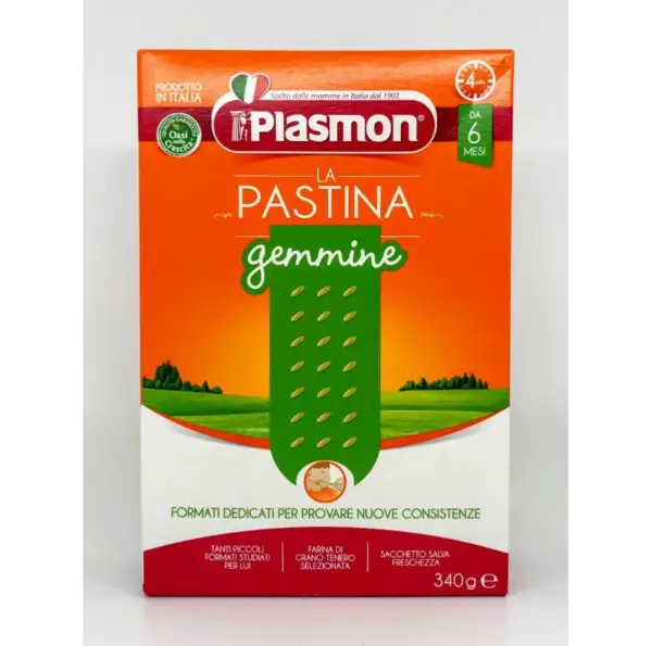 Plasmon Gemmine Pastina for Babies 340g - Organic Pasta - Image 2