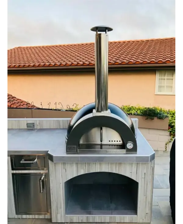 Portable Wood Fired Pizza Oven ilFornino Backyard
