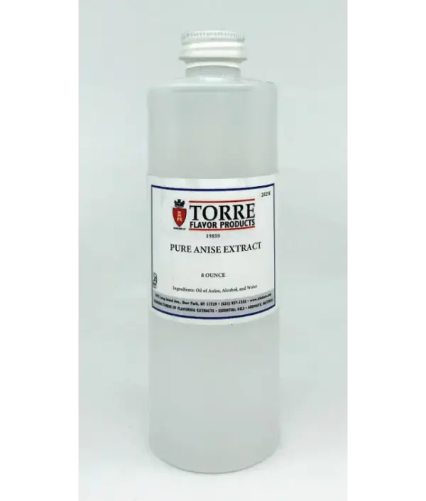 Pure Anise Extract by Torre 8oz Bottle
