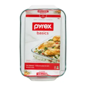 PYREX 4-Quart Rectangular Baking Pan Oven Safe Casserole Dish