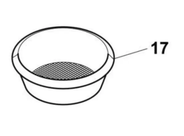 Rancilio Silvia 2 Cup Portafilter Basket - 40100010 - Image 2