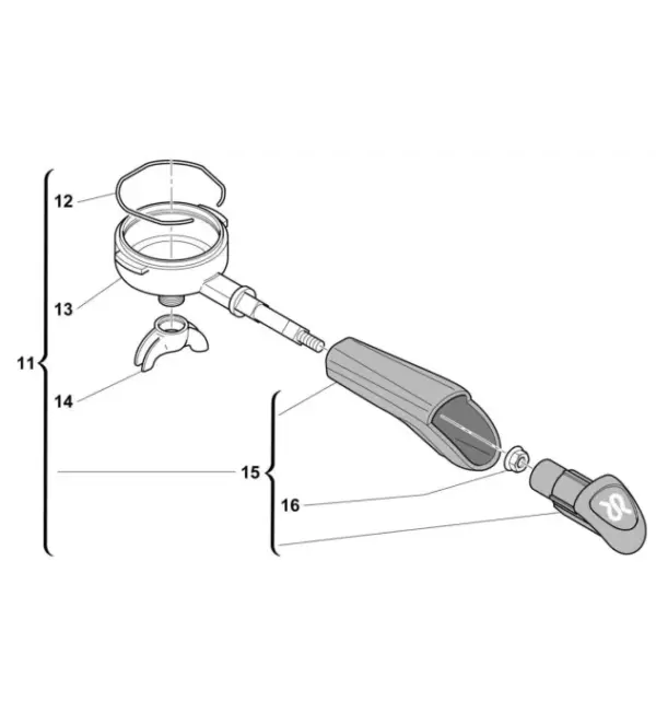 Rancilio Silvia Portafilter Holder Replacement - Complete Set