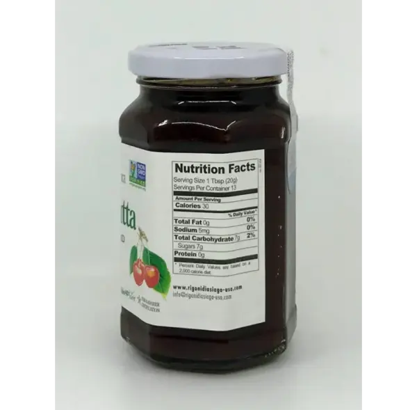 Rigoni Fior Di Frutta Cherry Fruit Spread 250g Organic Jam - Image 2