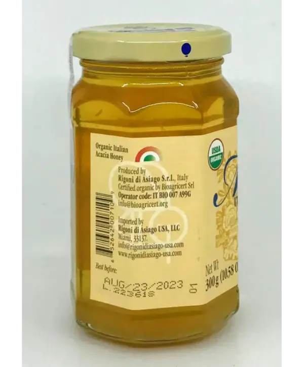 Rigoni Mielbio Organic Acacia Raw Honey 300g - Image 2