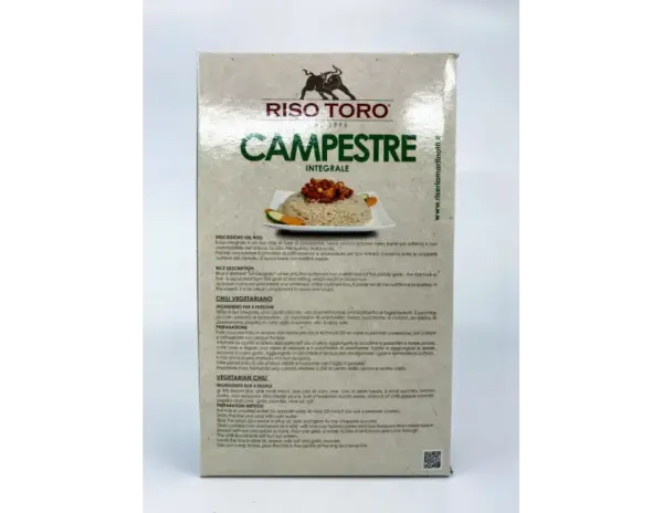 Riso Toro Campestrale Whole Grain Brown Rice Pack