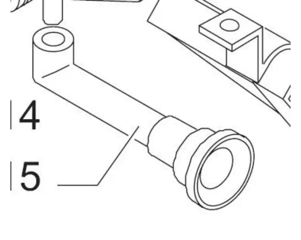 Saeco Brew Group Pipe 9161.372 Replacement Part for Coffee Machines