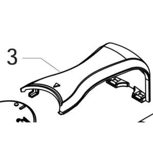 Saeco Coffee Machine Upper Carafe Support Replacement Part