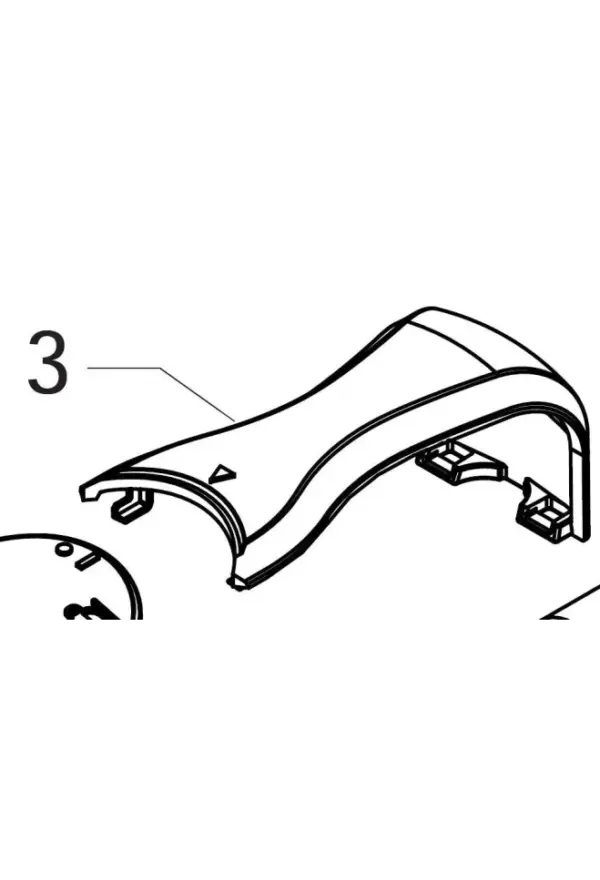 Saeco Coffee Machine Upper Carafe Support Replacement Part