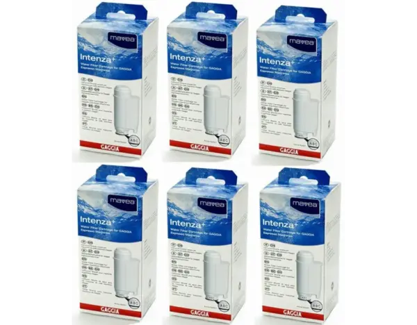 Saeco Gaggia Water Filter 6-Pack - Philips Mavea Intenza Replacement