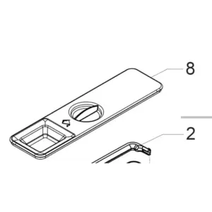 Saeco Gray Water Container Lid Replacement 11022127