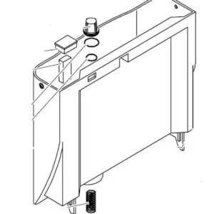 Saeco Italia Espresso Machine Water Tank 90001008 Replacement