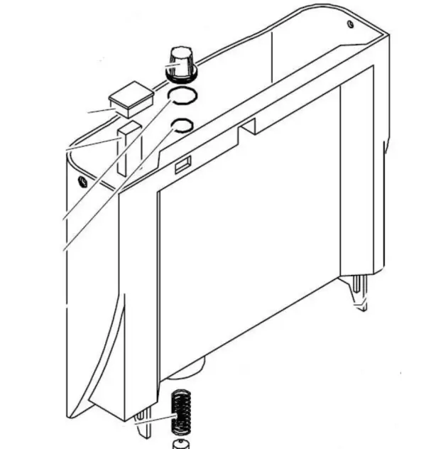Saeco Italia Espresso Machine Water Tank 90001008 Replacement