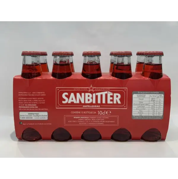 San Pellegrino San Bitter Red Aperitif 10 Can Case - Image 2