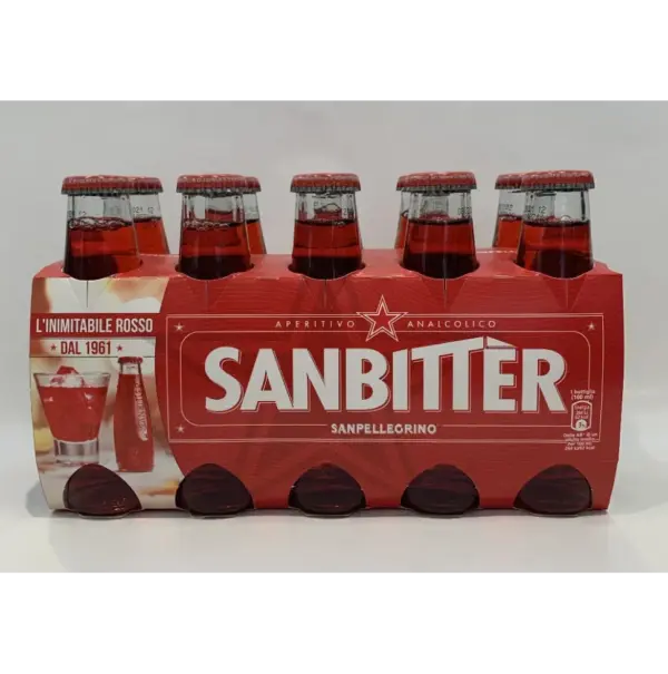 San Pellegrino San Bitter Red Aperitif 10 Can Case