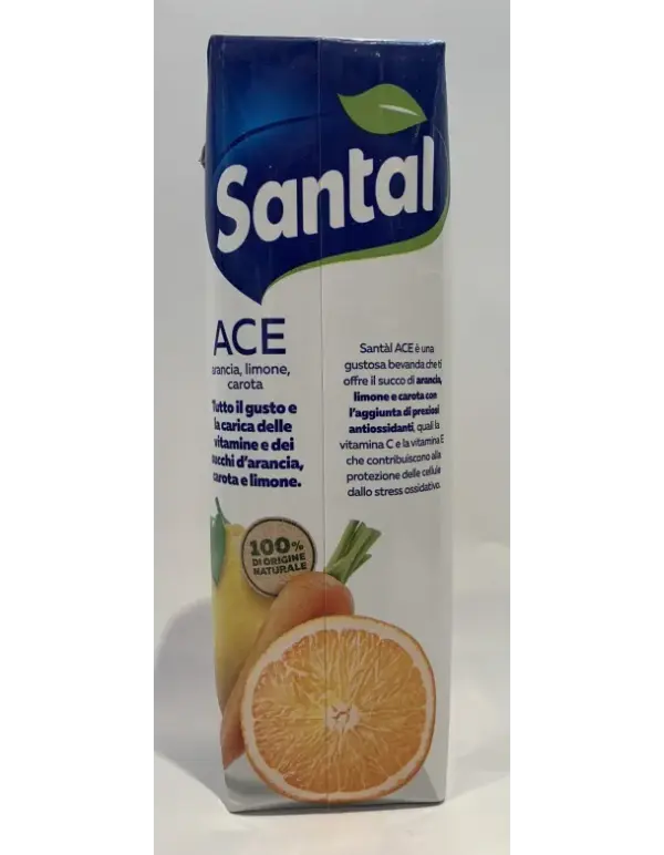 Santal Ace Orange Lemon Carrot Juice 1L - Image 2