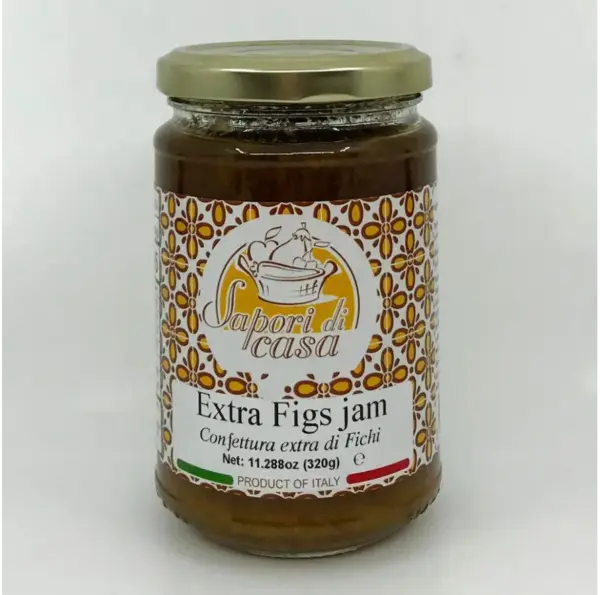 Sapori di Casa Fig Jam - Premium Extra Fig Spread - 320g Jar