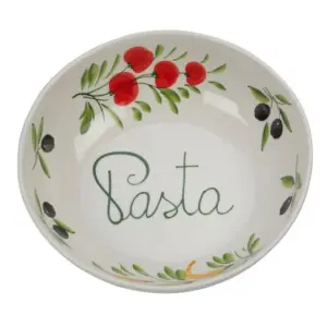 Sapori di Giardino 12 Inch Pasta Bowl - Elegant Ceramic Dinnerware