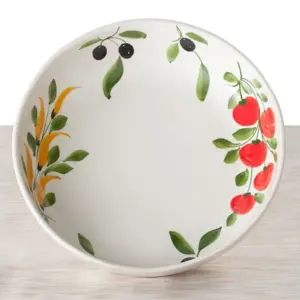 Sapori Di Giardino 13 Inch Pasta Salad Serving Bowl