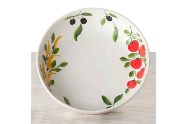 Sapori Di Giardino 13 Inch Pasta Salad Serving Bowl