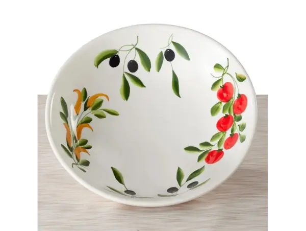Sapori di Giardino 14.5 Inch Pasta Salad Bowl V403
