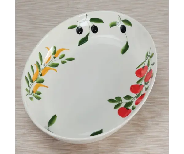 Sapori di Giardino 17.75 Inch Oval Platter V404 - Elegant Serving Dish