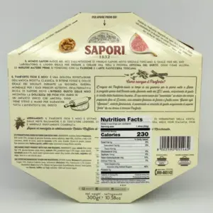 Sapori Panforte with Figs & Walnuts - Italian Dessert 300g