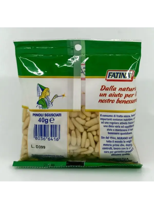 Shelled Pine Nuts 40g by Fatina - Raw Pack - Image 2