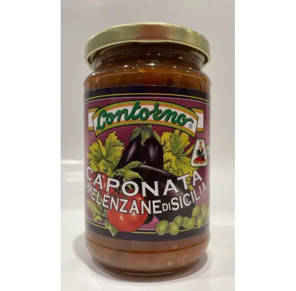 Sicilian Eggplant Caponata - Authentic Italian Antipasto, 300g - Image 3
