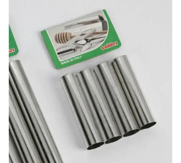 Small Cannoli Tubes - Calder V121S for Perfect Italian Pastries