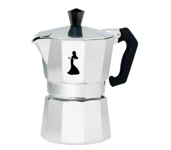 Sophia 3-Cup Stovetop Espresso Maker for Rich Coffee