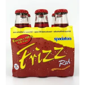 Spadafora Frizz Red Bitter Aperitif - 6 Pack 100ml Bottles