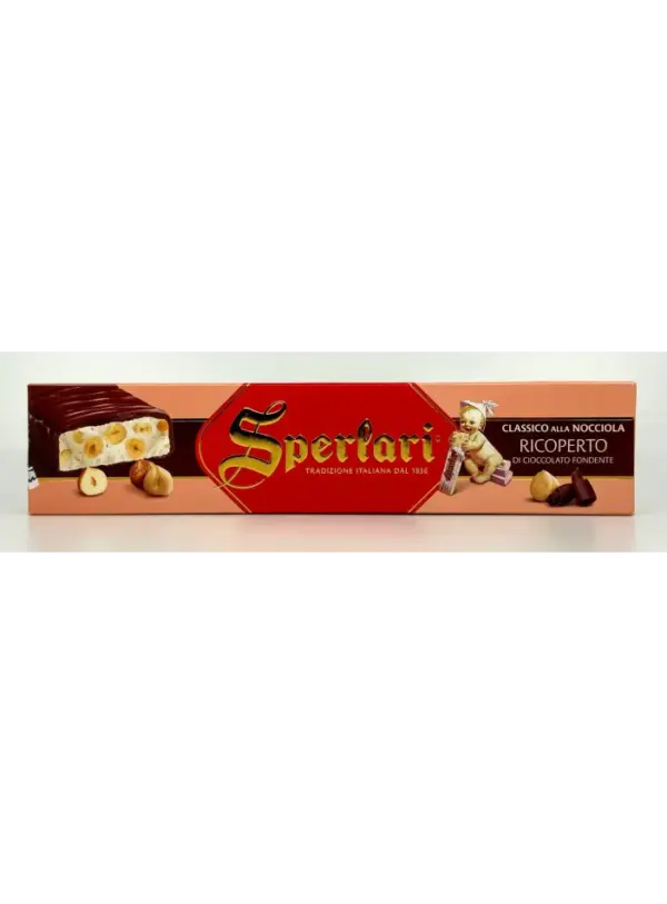 Sperlari Chocolate Covered Classic Torrone Bar 250g