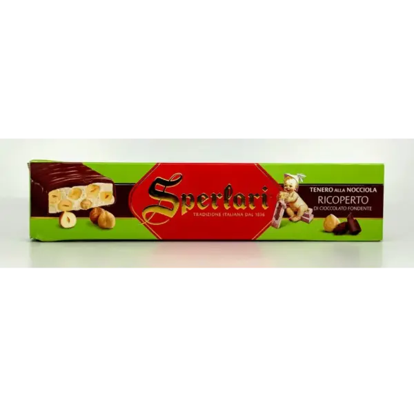 Sperlari Dark Chocolate Covered Torrone Tenero, 250g - Image 2