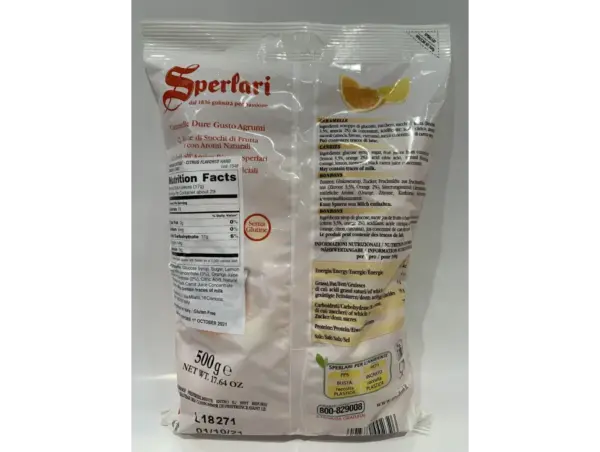 Sperlari Italian Citrus Candy Slices 500g - Image 2