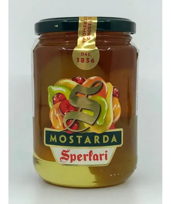 Sperlari Italian Sweet Mustard Glass Jar 560g - Image 2