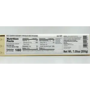 Sperlari Pistachio Hazelnut Chocolate Bar 200g