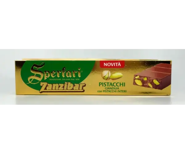 Sperlari Pistachio Hazelnut Chocolate Bar 200g - Image 2