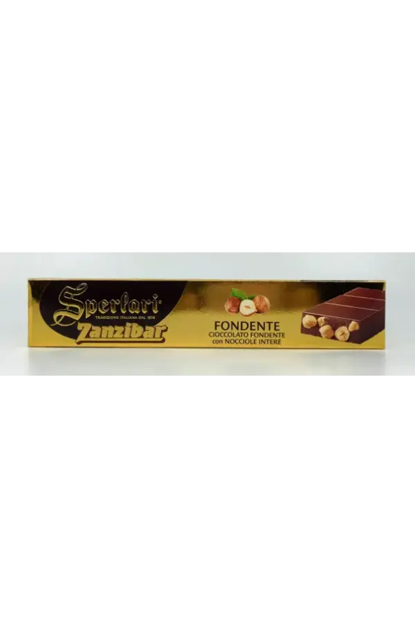 Sperlari Torrone Zanzibar Dark Chocolate Hazelnut Bar 150g - Image 2